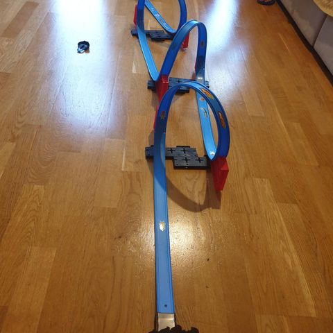 2 x Track Racing Super Track Bane med dobbel loop