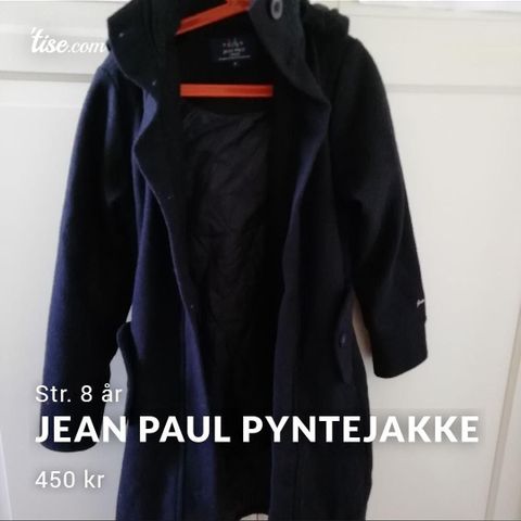 Selger denne "Jean Paul " pynte jakken