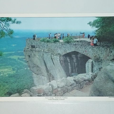 VINTAGE LAMINERT FOTO.LOVER'S LEAP.NR.5