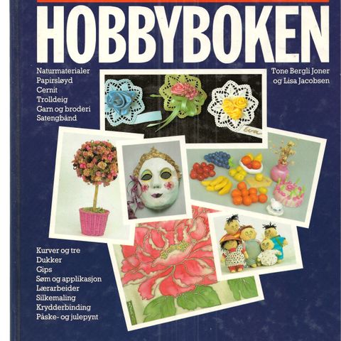 Tone Bergli Joner og Lisa Jacobsen Den store Norske Hobbyboken Ex Libris