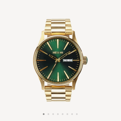 Nixon Sentry Gold/Green Sunray