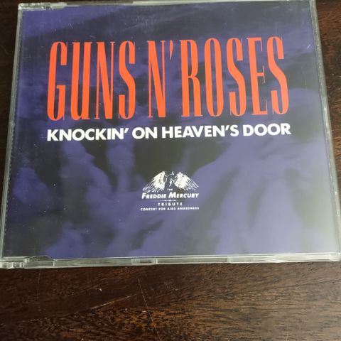 CD SINGEL. GUNS N' ROSES. KNOCKIN' ON HEAVEN'S DOOR