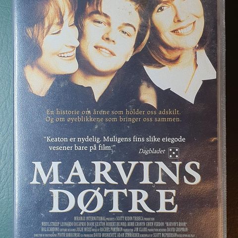 Marvins Døtre (1996) VHS Film