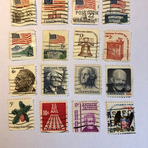 USA frimerker 12