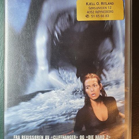 Deep Blue Sea (1999) VHS Film