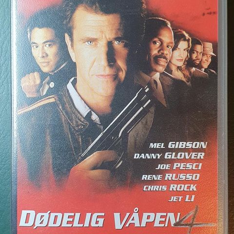Dødelig Våpen 4 (1998) VHS Film