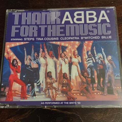 CD SINGEL. ABBA. THANK FOR THE MUSIC.