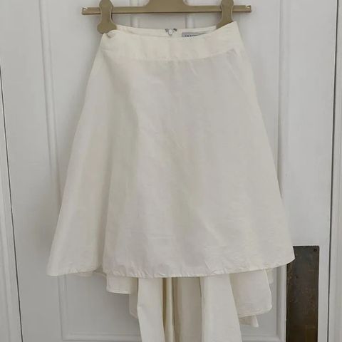 New J.W. Anderson 50% linen 50% cotton asymmetric skirt, size 40