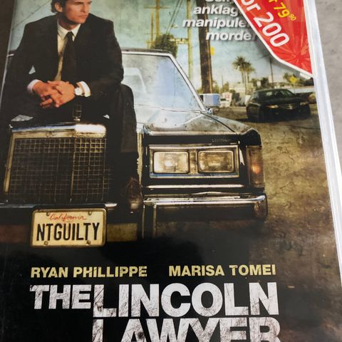 The Lincoln lawer. Dvd