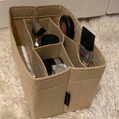 Beige organizer til feks Louis Vuitton Speedy 25