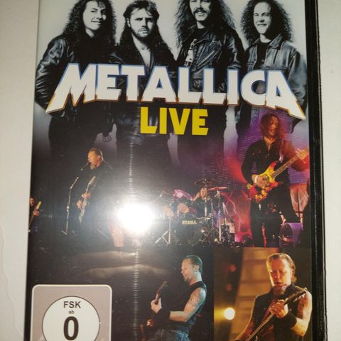 Metallica Live DVD Forseglet