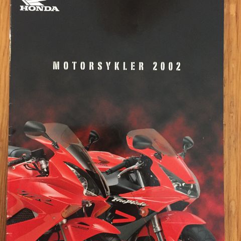 Honda MC-Katalog 2002. Norsk