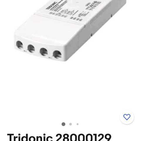 Tridonic Lcai 55 w 900-1750 mA selges!