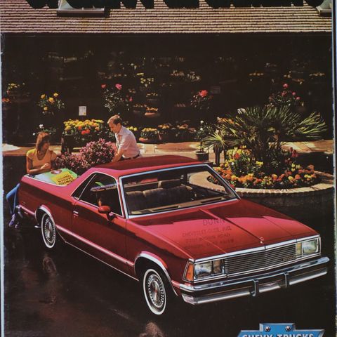 Chevrolet El Camino 1981 brosjyre