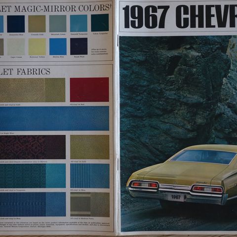 Chevrolet 1967  Impala brosjyre