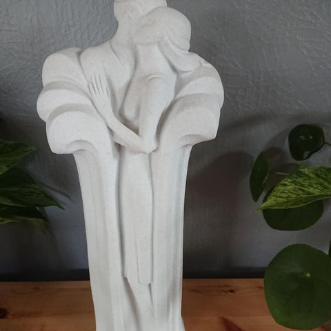 Vintage stone art statue