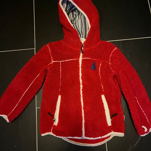 Tykk fleece jakke str 110