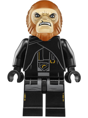 100% Ny Lego Star Wars minifigur Dryden's Guard Open Mouth