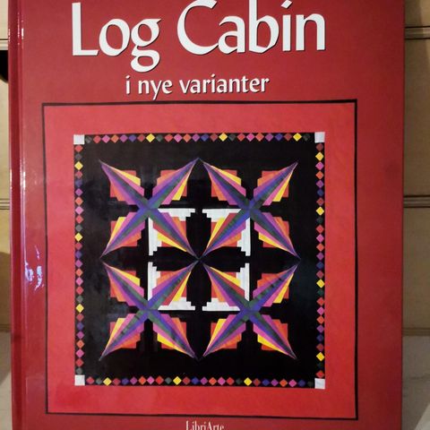 Håndtverksbok, Log Cabin i mye varianter, av Bente Klausen 1998