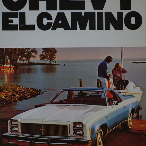 Chevrolet El Camino 1977 brosjyre