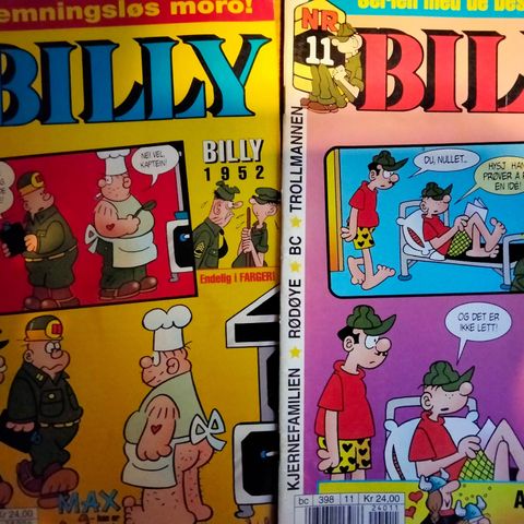 Billy, Asterix m.fl. Billig!