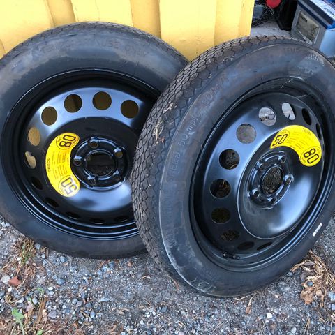 Reservehjul til  VOLVO V70 , boltsirkel 5x108.