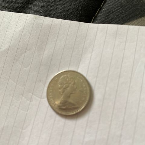 10 cent Canada fra 1975 avbildet Queen Elizabeth