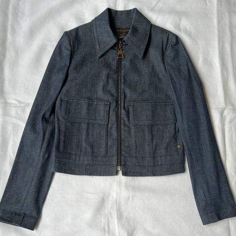 Louis Vuitton denim jacket jakke  38fr S $1500.00