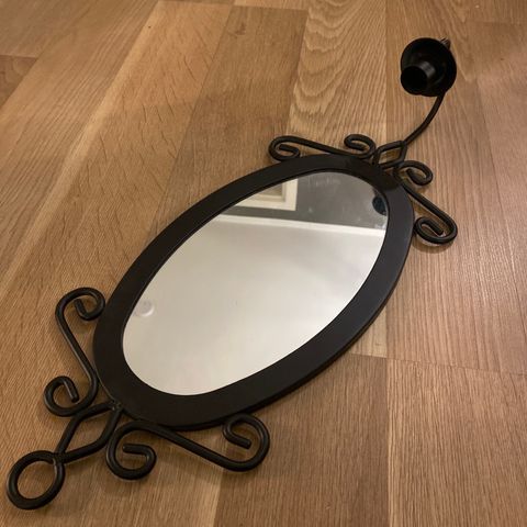 speil med lysestake