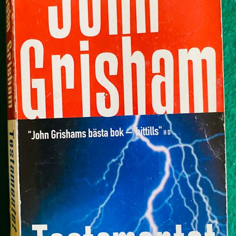 Bok John Grisham Testamentet