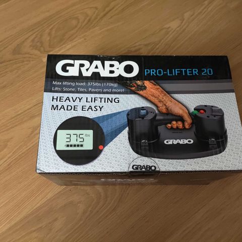 Ny Grabo Pro Batteridrevet Vakuumløfter
