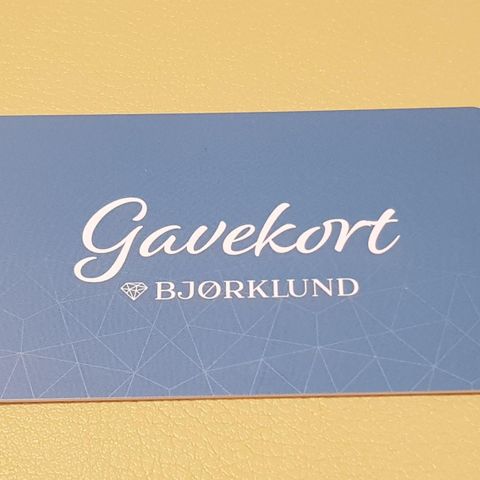 Gavekort fra Bjørklund