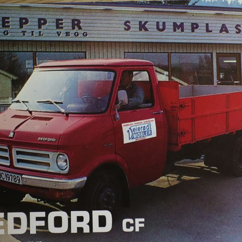Bedford CF 1800 brosjyre 1974