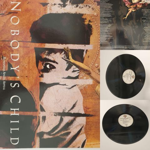 VINTAGE/RETRO LP-VINYL "NOBODY'S CHILD/ROMANIAN ANGEL APPEAL 1990"