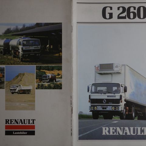 Renault G260 lastebilbrosjyre 1987