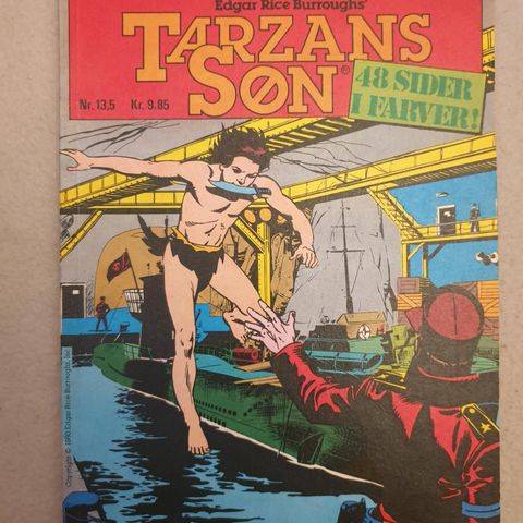 Tarzans Søn nr. 13,5 - 1980 (Dansk)!