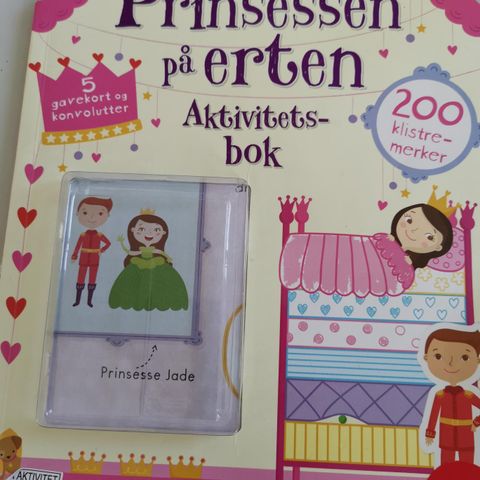 Kr 5 PRINSESSEN PÅ ERTEN AKTIVITETSBOK