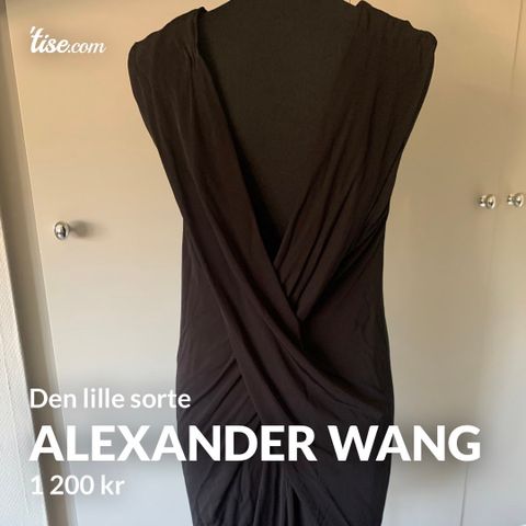 Ubrukt lille sorte fra Alexander Wang. Ny lavere pris