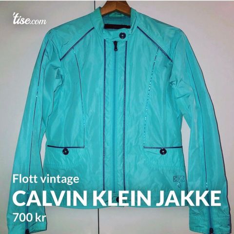 Calvin Klein jakke - flott vintage!