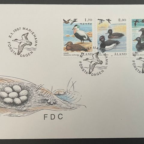 *Åland  1987: FDC ; AFA 20-22