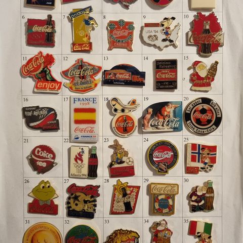 Coca-Cola pins