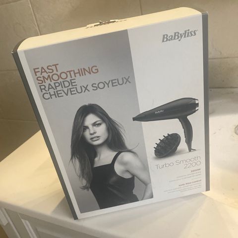 BaByliss turbo smoothie 2200 selges, og annen føner.