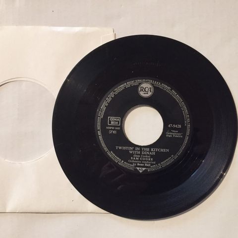 SAM COOKE / TWISTIN' IN THE KITCHEN WITH DINAH - 7" VINYL SINGLE