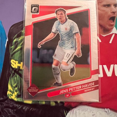 Donruss Road to Qatar - Jens Petter Hauge Optic fotballkort