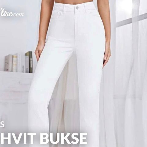 Hvit jeans