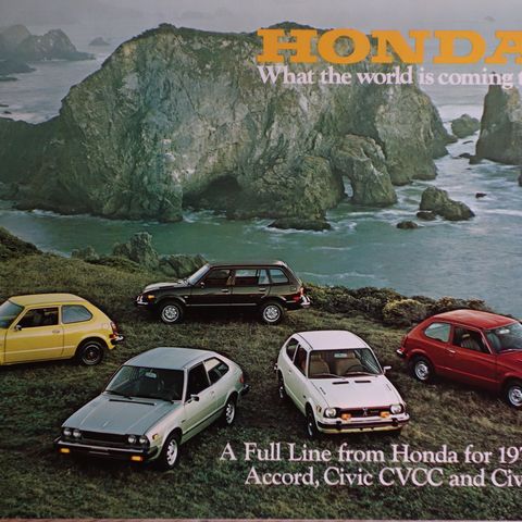 Honda full line 1977