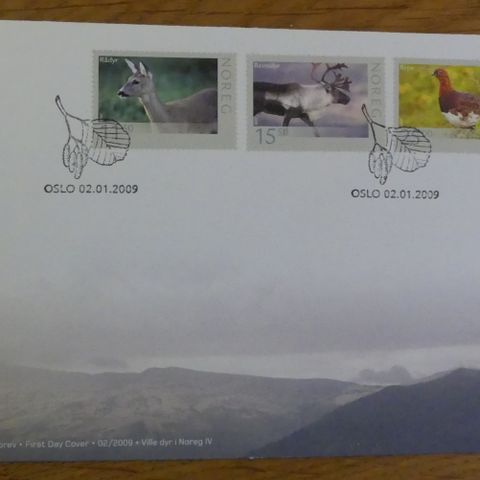 FDC, norsk dyreliv 2009, sendes fraktfritt