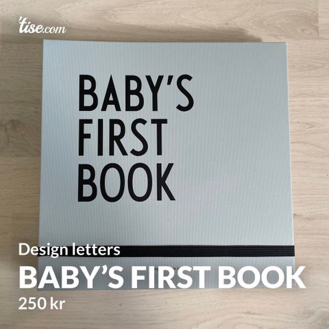 Design letters Baby’s first book