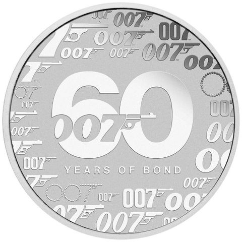 Tuvalu 2022 JAMES BOND 007™ - 1 OZ SØLV