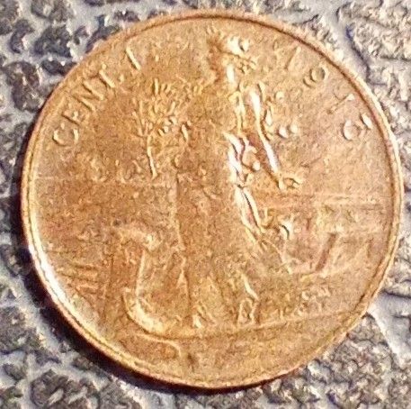 Italia 1 centesimo 1913 NY PRIS